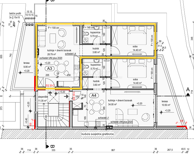 Allogio Kanfanar, 57,47m2