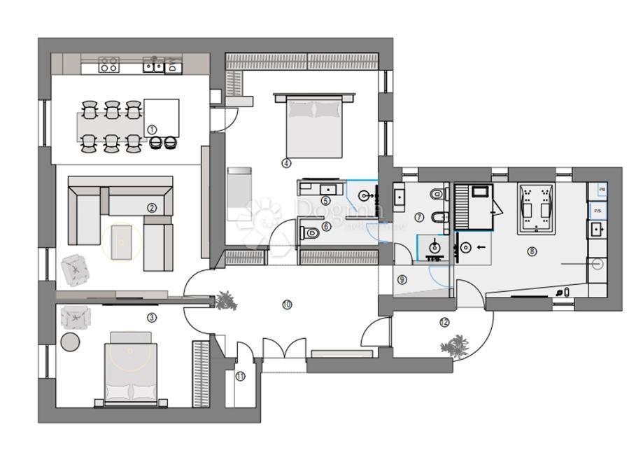Allogio Donji grad, Donji Grad, 160m2