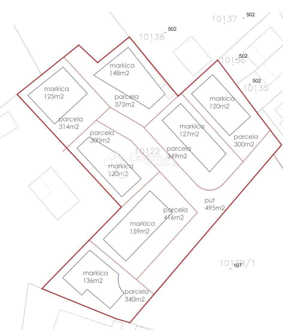 Terreno edificabile Vir, 2.885m2