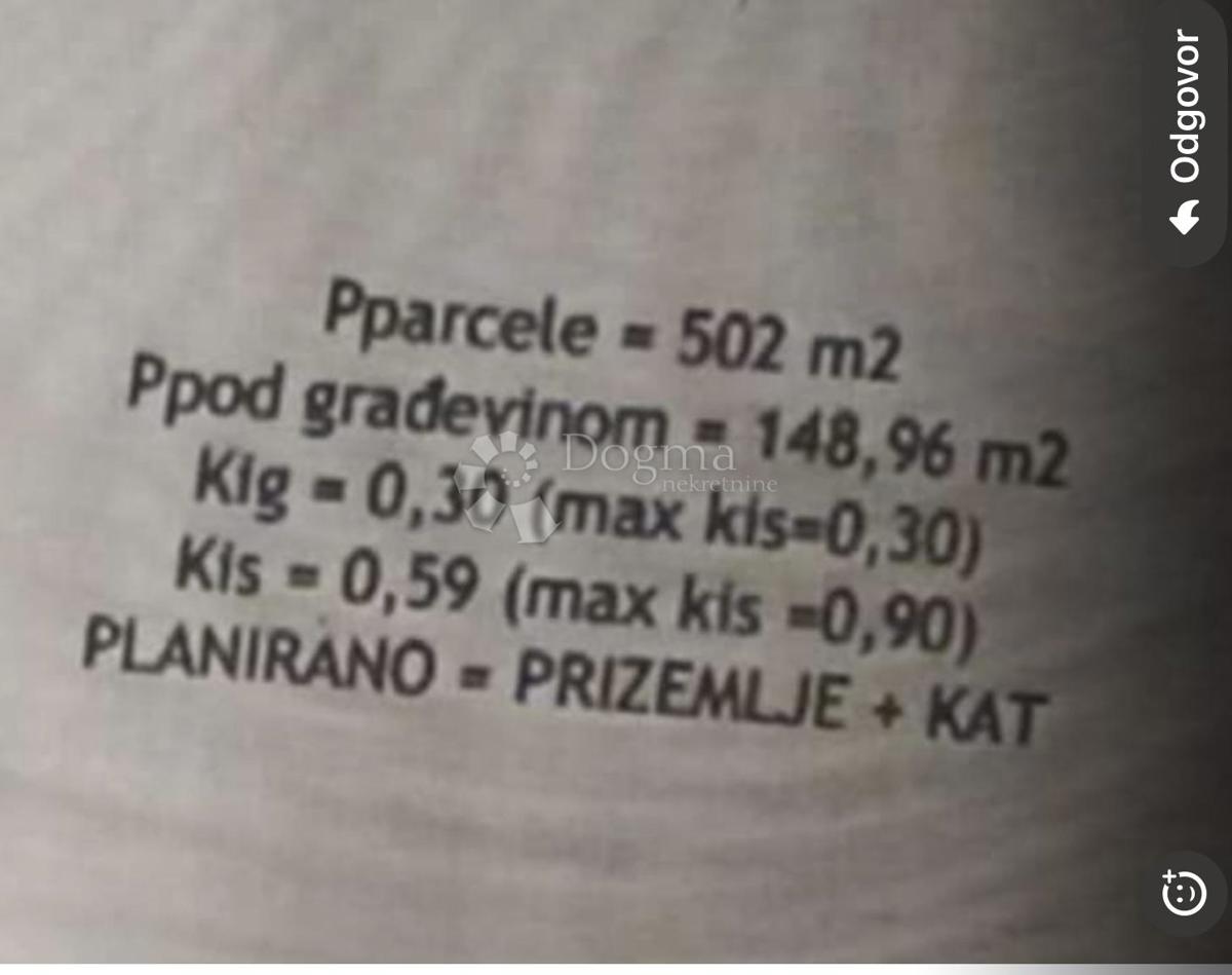 Terreno edificabile Maslenica, Jasenice, 502m2