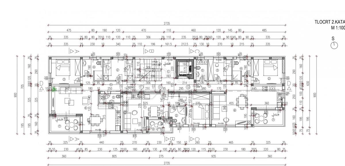 Allogio Perci, Poreč, 62m2