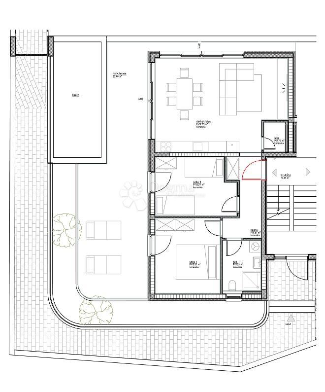 Allogio Vinjerac, Posedarje, 78,44m2