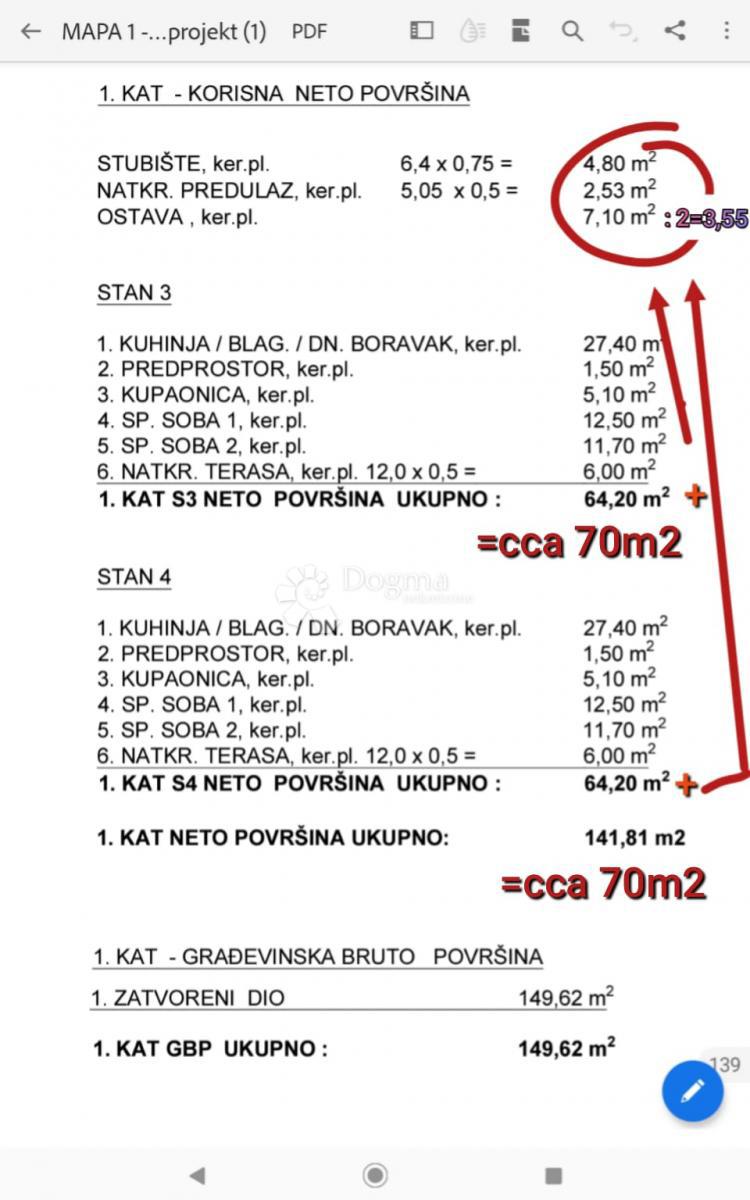 Appartamento Vir, 64,20m2