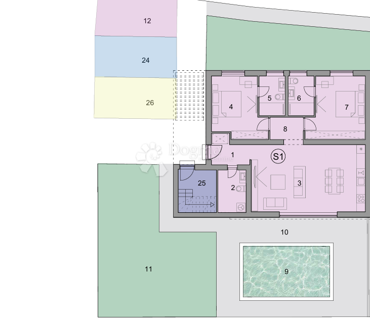 Appartamento Škrapavac, Privlaka, 91,50m2