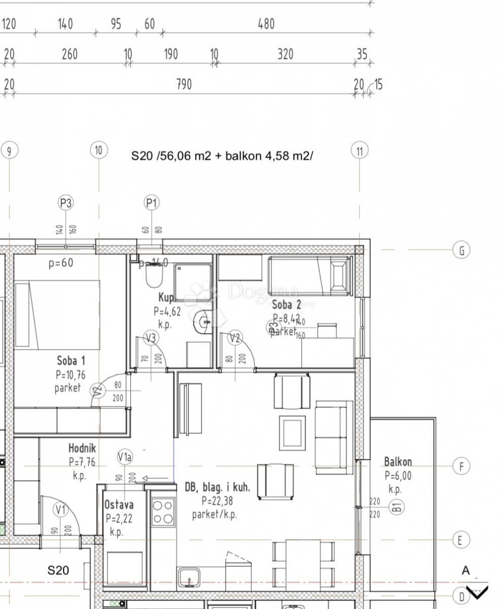 Allogio Gradići, Velika Gorica - Okolica, 44,16m2