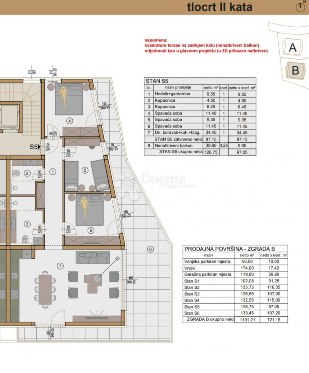 Allogio Pješčana Uvala, Medulin, 150,07m2