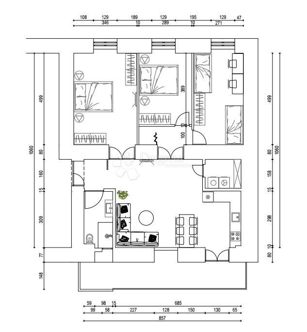 Allogio Belveder, Rijeka, 90,23m2