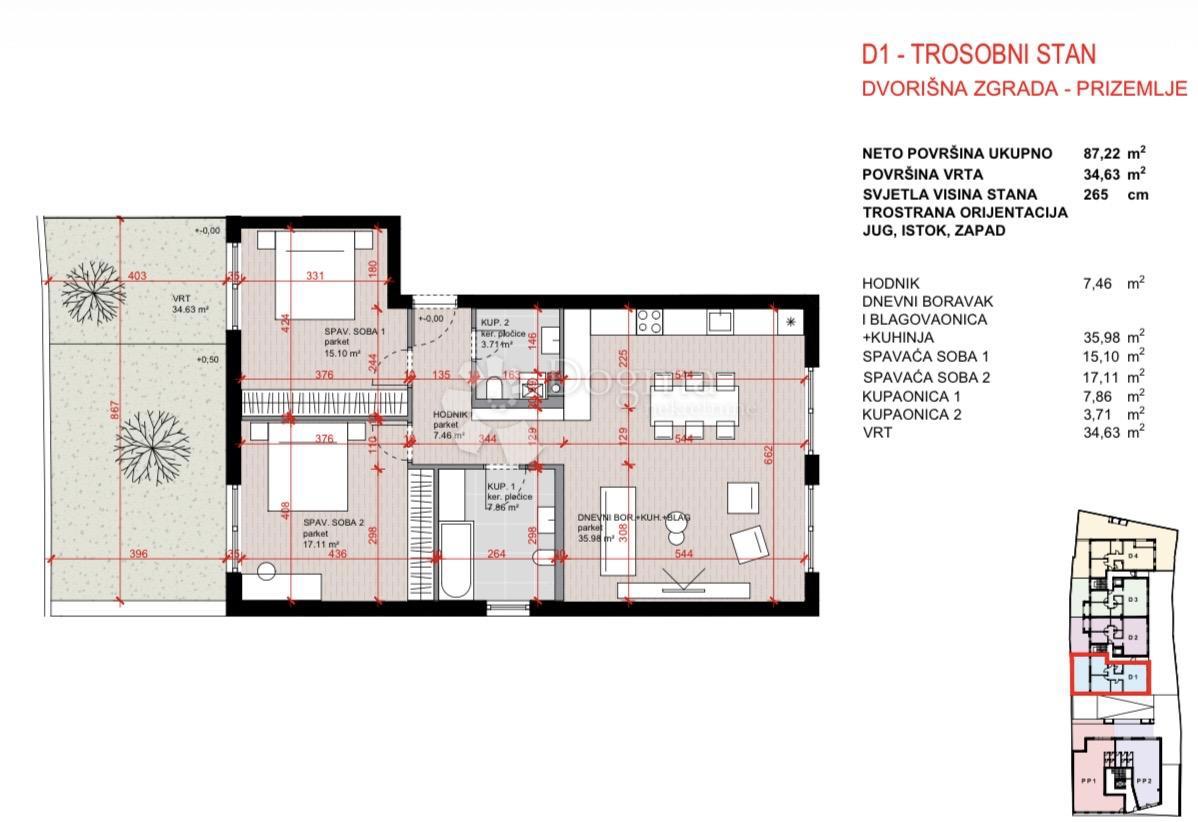 Allogio Laščina, Maksimir, 102,86m2