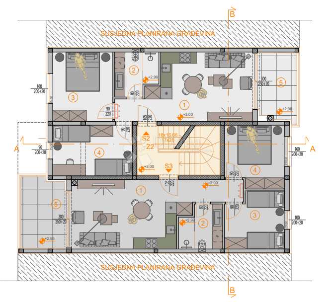 Allogio Štinjan, Pula, 66,27m2