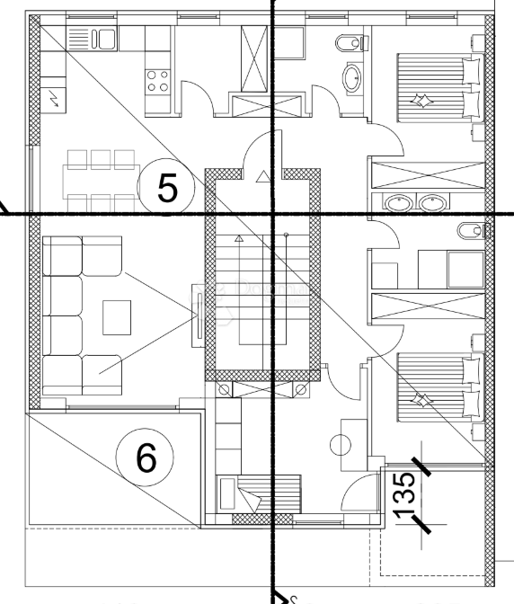 Allogio Valmade, Pula, 47,80m2