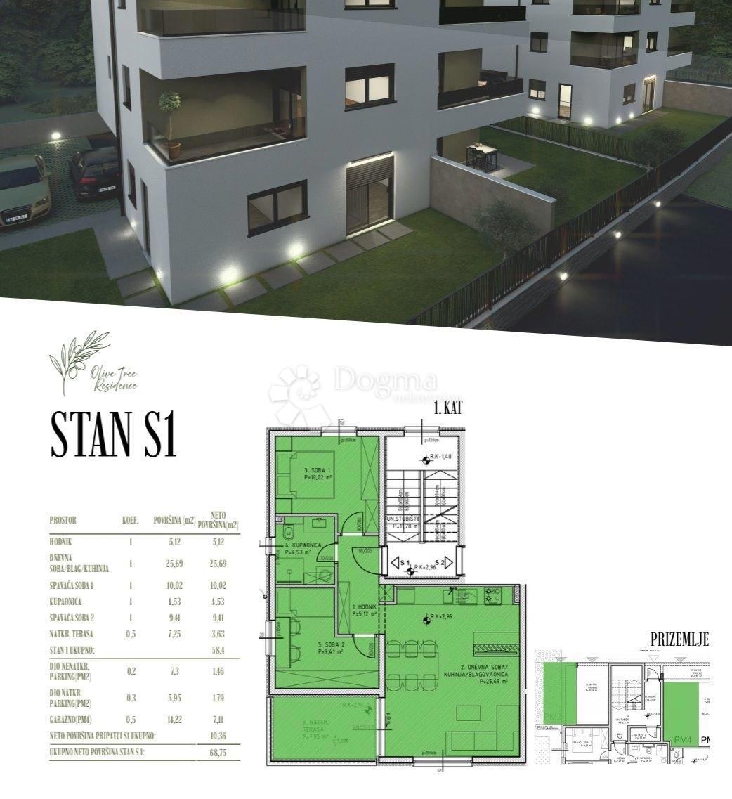 Allogio Kaštel Stari, Kaštela, 69m2