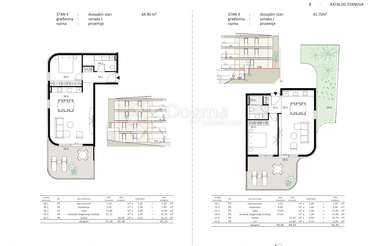 Appartamento Crikvenica, 62,43m2