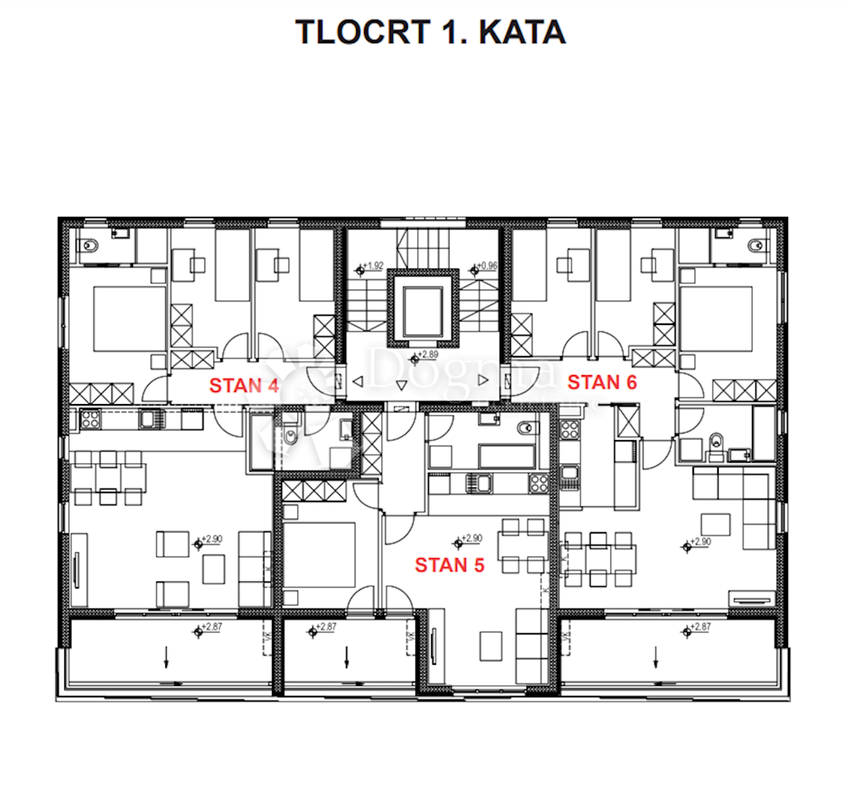 Allogio Vidikovac, Zadar, 102,87m2