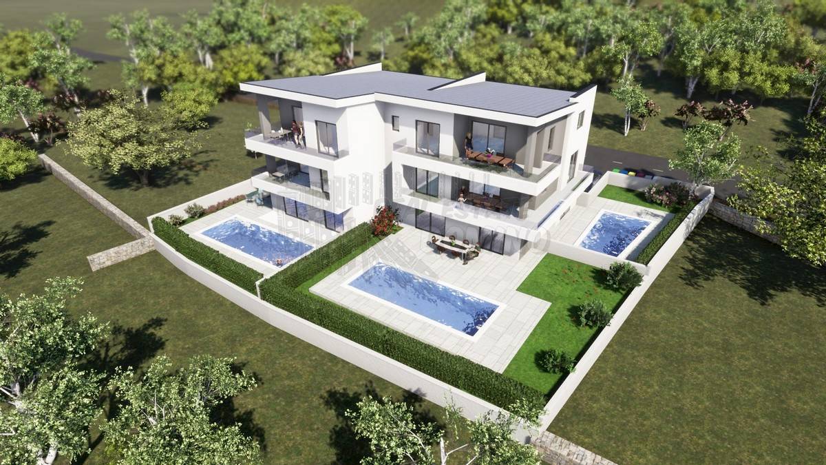 Appartamento Malinska, Malinska-Dubašnica, 115m2