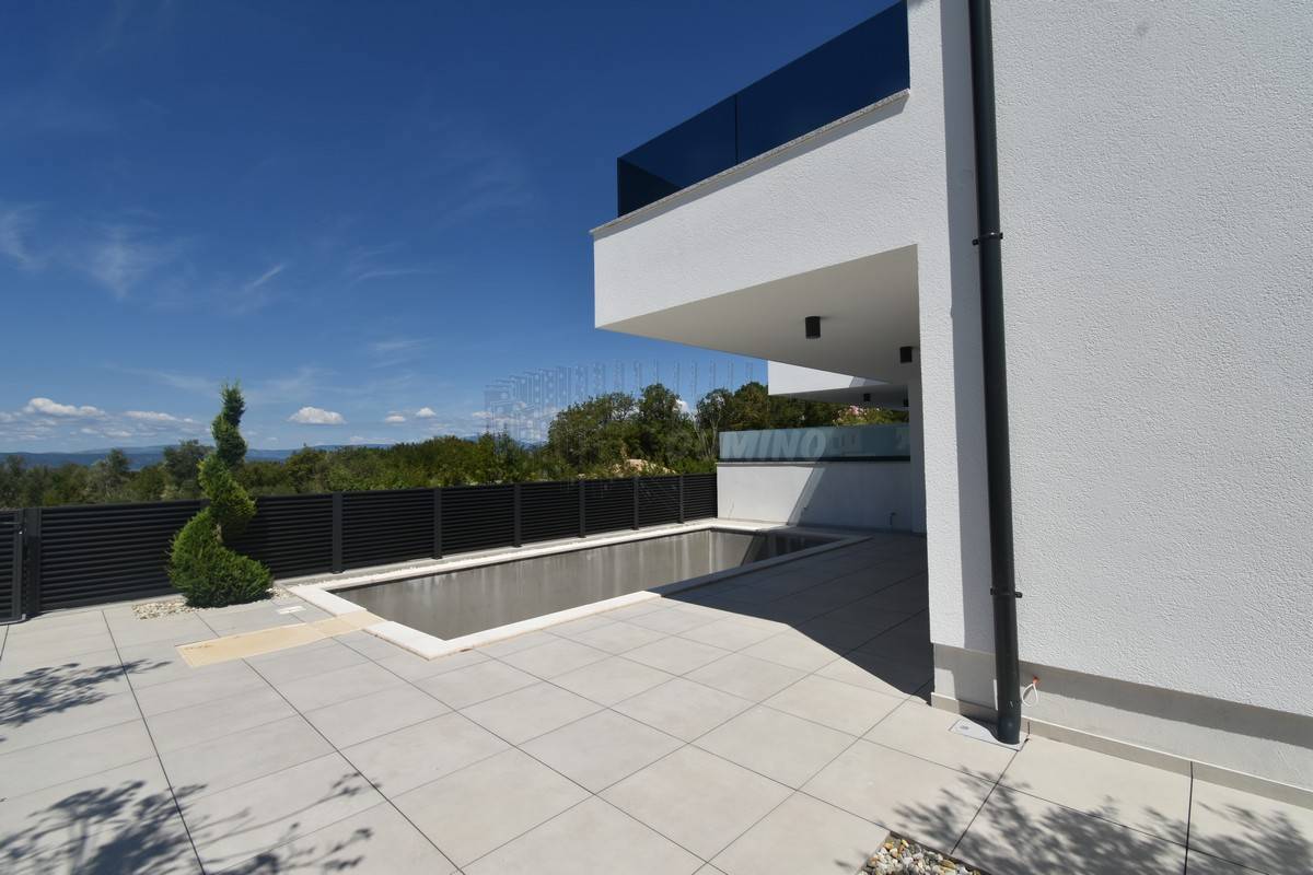 Splendida nuova costruzione con vista mare! Malinska!