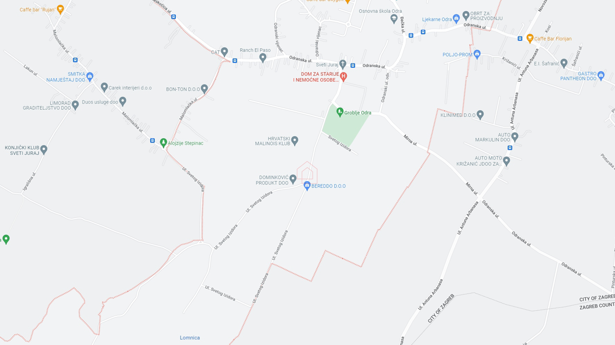 Zagabria, Odra - grande terreno per usi produttivi e commerciali di 3664m2