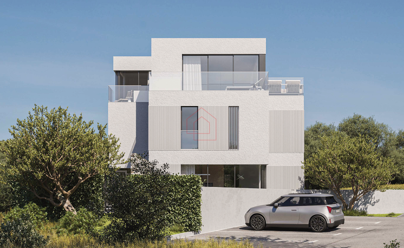 LUSSUOSA COSTRUZIONE - NUOVA COSTRUZIONE - appartamento duplex con tre camere da letto vicino alla spiaggia di Podvrške con piscina