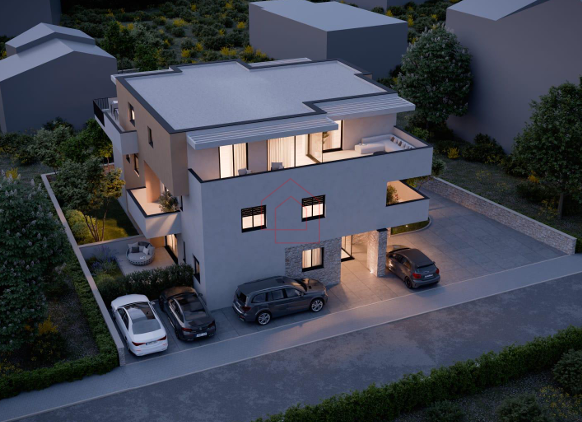 Bellissimo appartamento S3 in nuova costruzione sull'isola di Murter