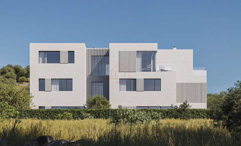 EDIFICIO DI LUSSO - NUOVA COSTRUZIONE - appartamento su due livelli al primo piano con una splendida vista panoramica sul mare