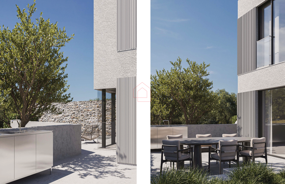 EDIFICIO DI LUSSO - NUOVA COSTRUZIONE - appartamento su due livelli al primo piano con una splendida vista panoramica sul mare