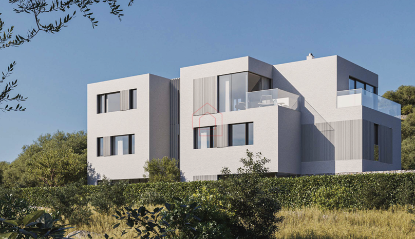 EDIFICIO DI LUSSO - NUOVA COSTRUZIONE - appartamento su due livelli al primo piano con una splendida vista panoramica sul mare