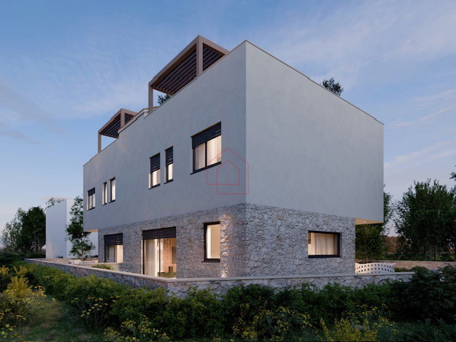 Appartamento su due livelli in edificio bifamiliare con terrazza sul tetto - nuova costruzione (in fase di realizzazione)