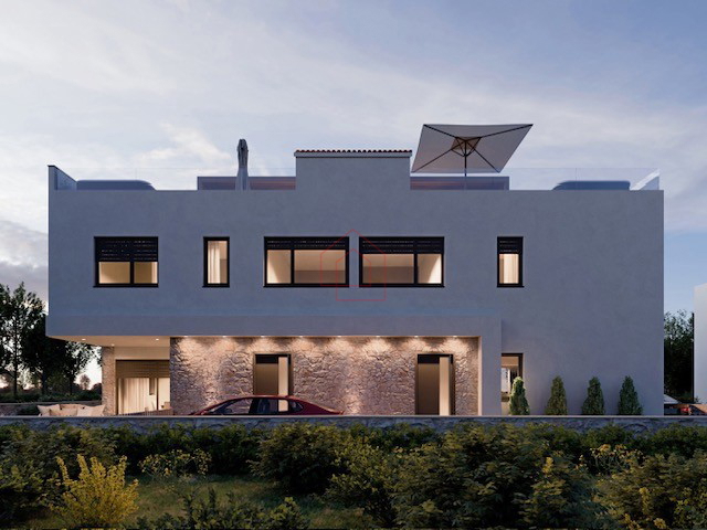 Appartamento su due livelli in edificio bifamiliare con terrazza sul tetto - nuova costruzione (in fase di realizzazione)