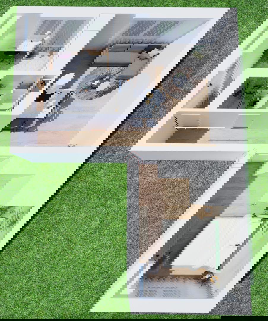 Appartamento trilocale di 50m2 nel quartiere Trnsko