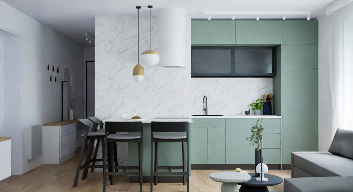 Appartamento trilocale di 50m2 nel quartiere Trnsko