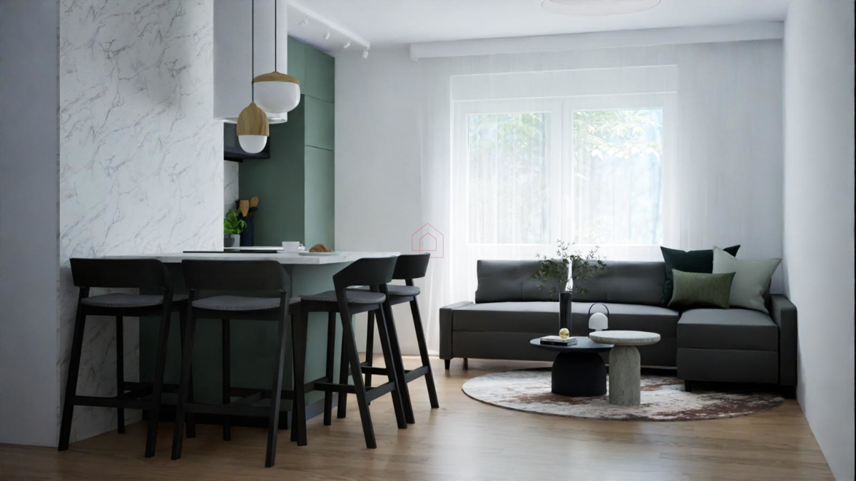 Appartamento trilocale di 50m2 nel quartiere Trnsko