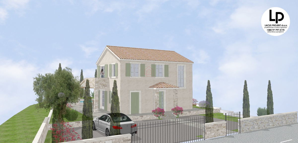 Terreno edificabile per la costruzione di una casa unifamiliare con un’unità abitativa, di 650 m2