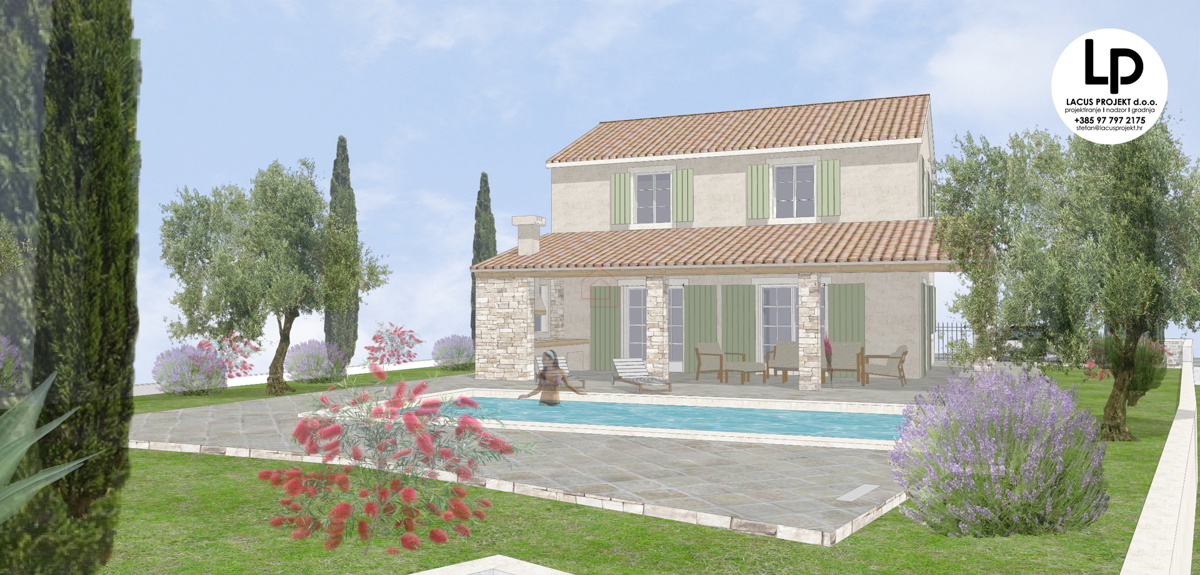 Terreno edificabile per la costruzione di una casa unifamiliare con un’unità abitativa, di 650 m2