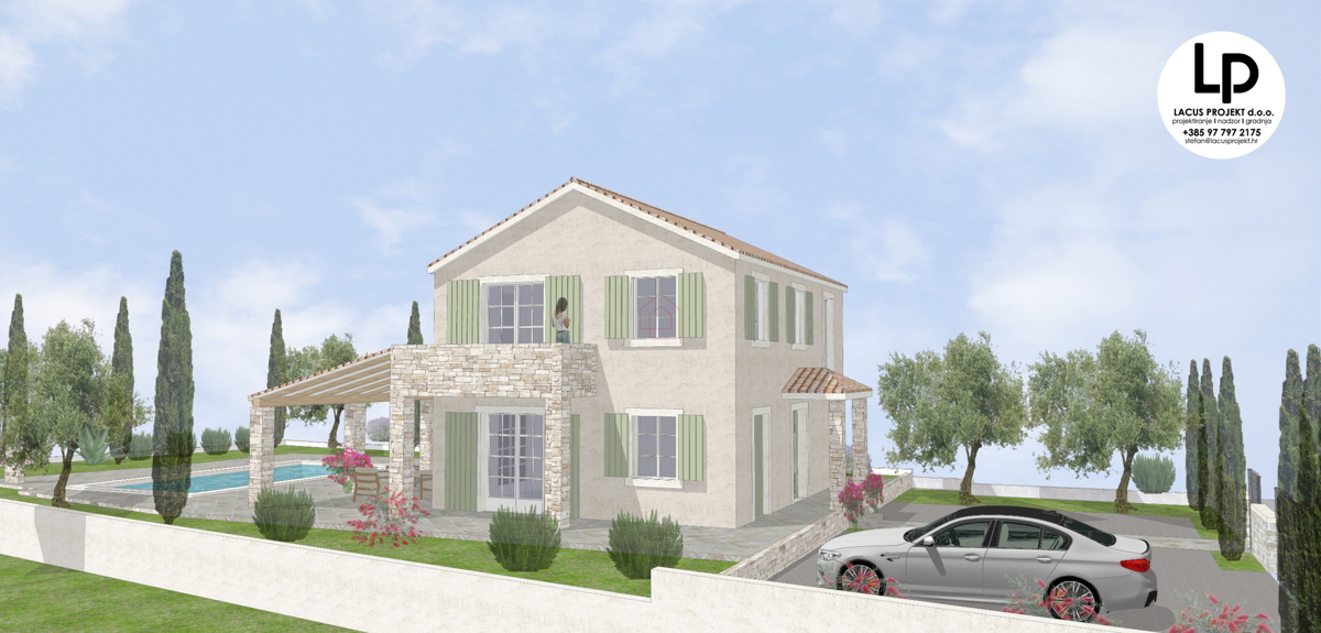 Terreno edificabile per la costruzione di una casa unifamiliare con un’unità abitativa, di 650 m2