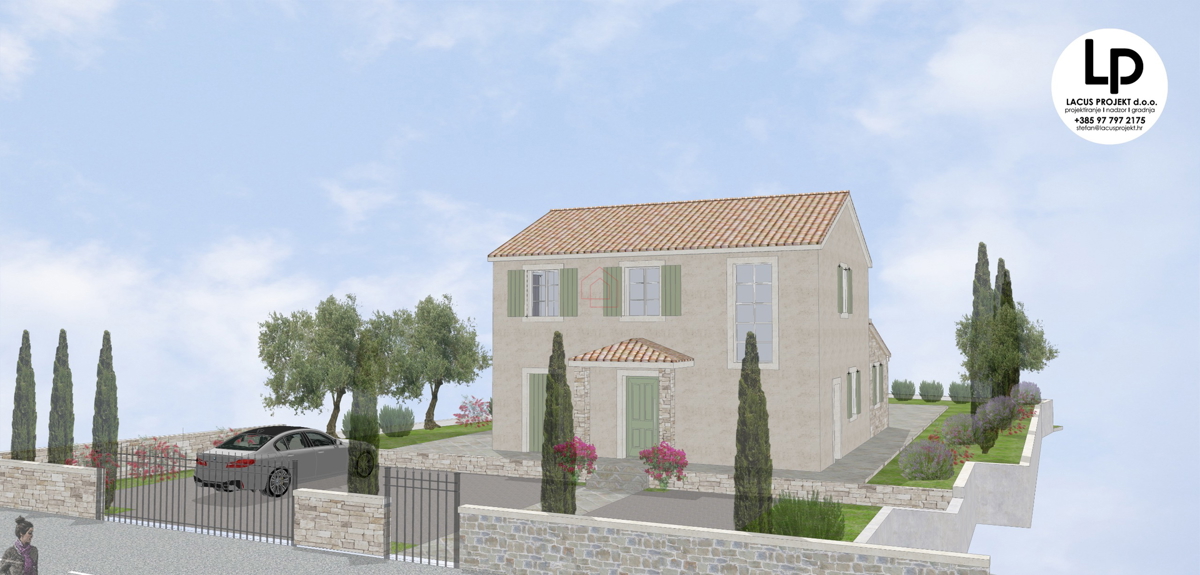 Terreno edificabile per la costruzione di una casa unifamiliare con un’unità abitativa, di 650 m2