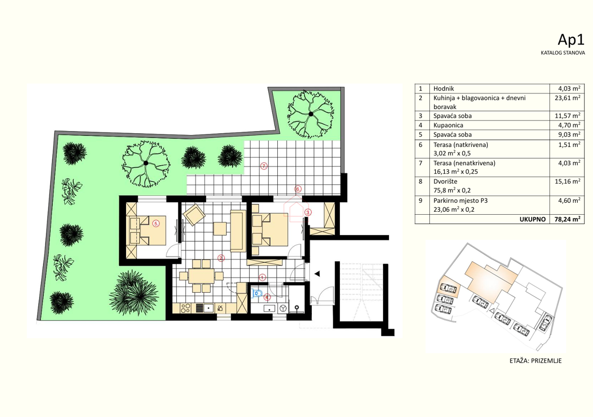 Nuova costruzione 2025 - appartamento con due camere da letto e giardino