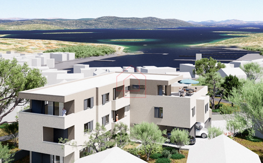 Monolocale in edificio di nuova costruzione a Jezera