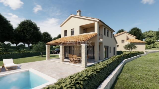 ISTRIA, SOVINJAK - Casa con piscina e bellissima vista