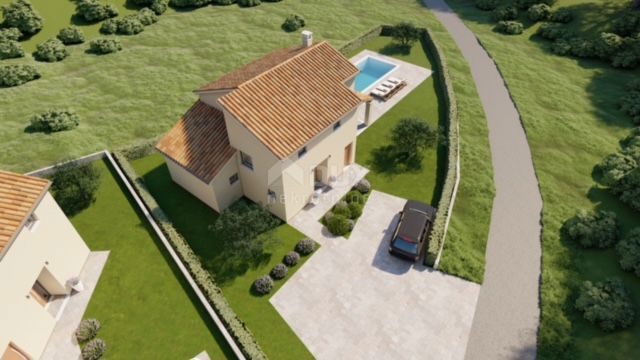 ISTRIA, SOVINJAK - Casa con piscina e bellissima vista