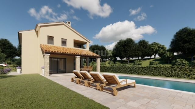 ISTRIA, SOVINJAK - Casa con piscina e bellissima vista