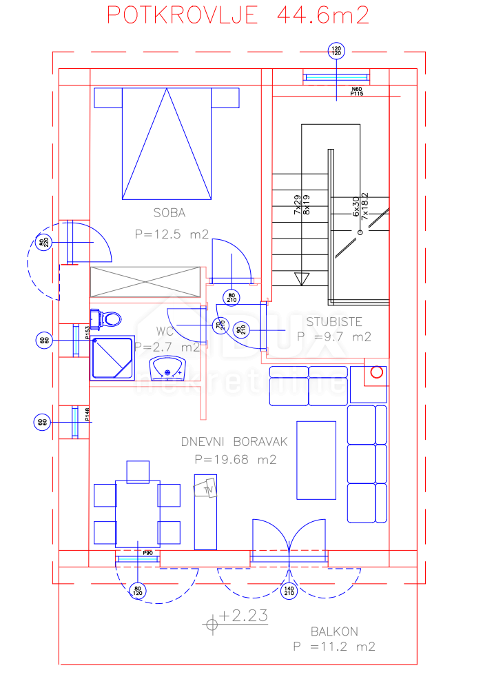 PAG, ZUBOVIĆI - Casa quadrifamiliare vicino a Novalja