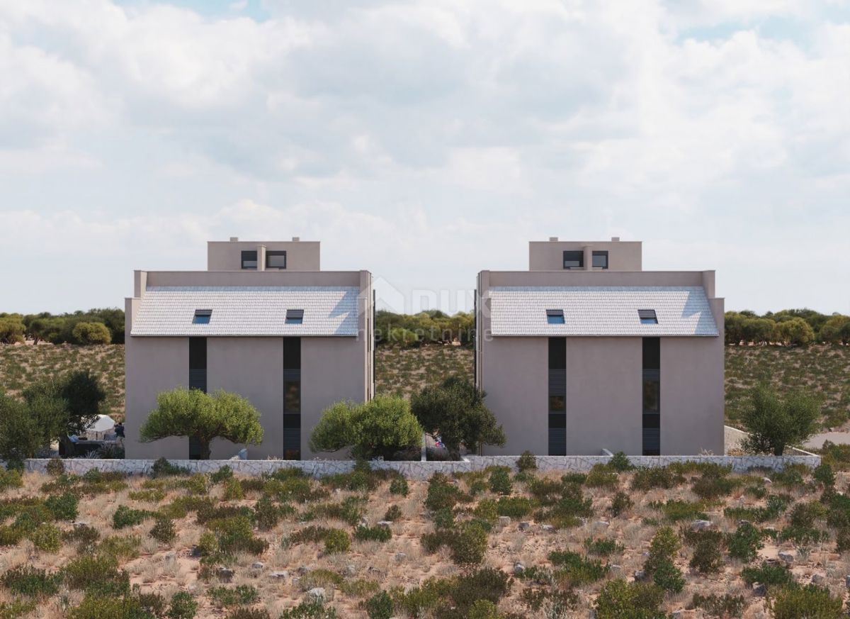 L'ISOLA DI PAG, ŠIMUNI, appartamenti moderni in una splendida costruzione nuova, vista mare, una rarità nell'offerta