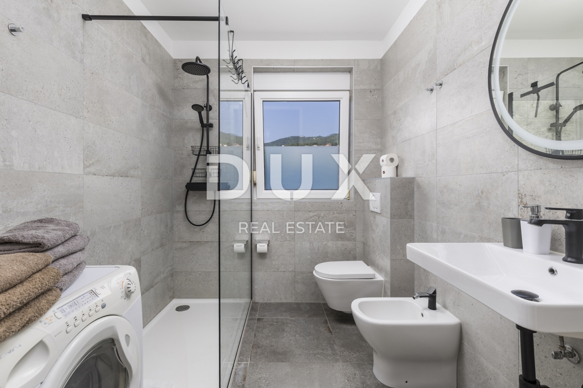 OPATIJA, IČIĆI - appartamento 65m2 con terrazza, vista mare, giardino e piscina comune