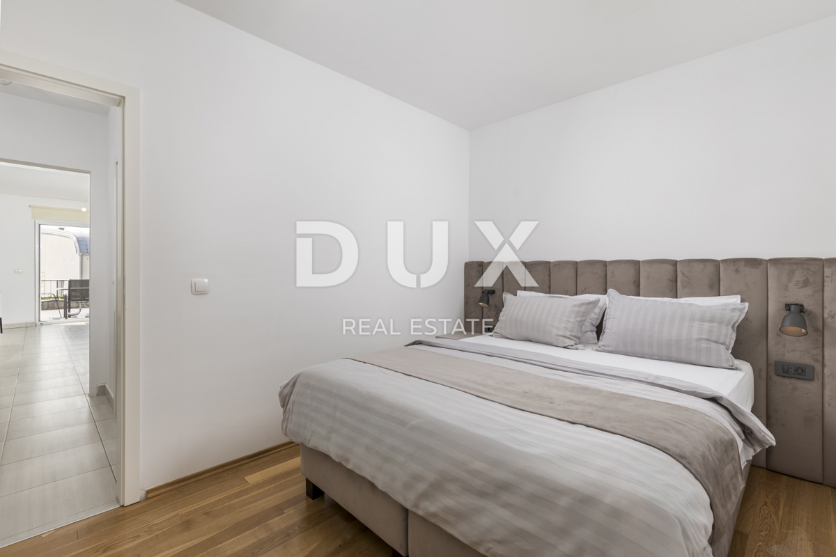 OPATIJA, IČIĆI - appartamento 65m2 con terrazza, vista mare, giardino e piscina comune
