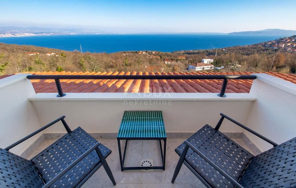 OPATIJA, POLJANE - Villa con piscina, terrazza e vista panoramica sul mare