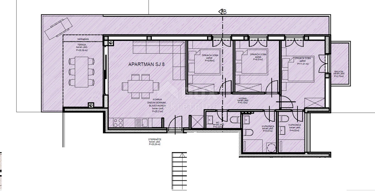 ŠIBENIK, VODICE – Lussuoso appartamento in un nuovo edificio S8