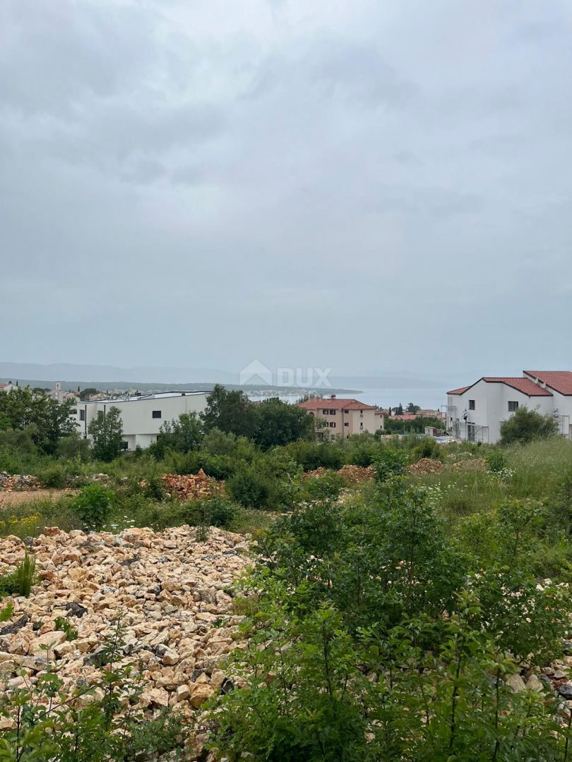 MALINSKA - terreno edificabile con vista mare