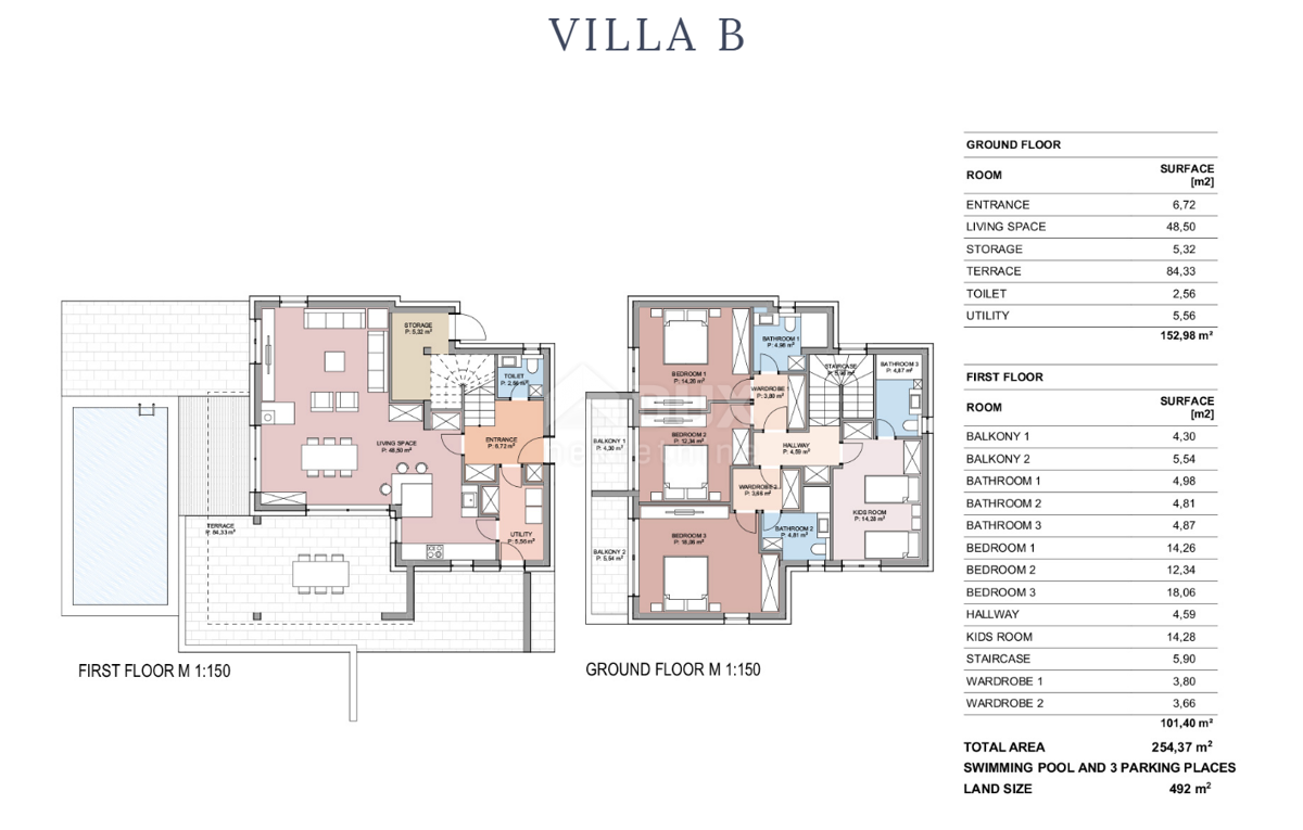 NOVALJA, PAG - NON PERDERE L'OCCASIONE! Villa di lusso con piscina in prima fila al mare