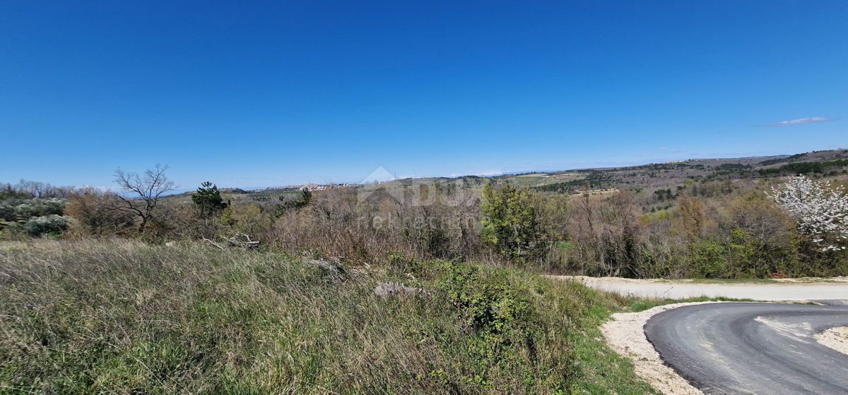 ISTRIA, BUJE - Terreno edificabile in posizione incantevole con vista panoramica