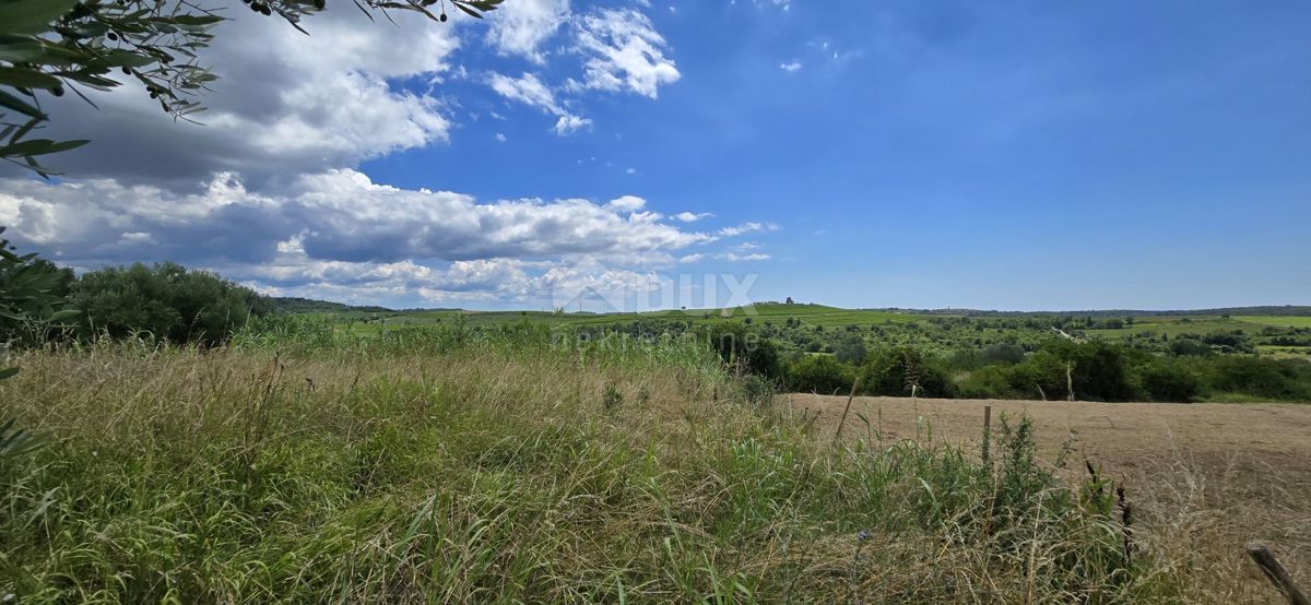 ISTRIA, BUJE - Terreno edificabile ai margini della zona edificabile, vista panoramica