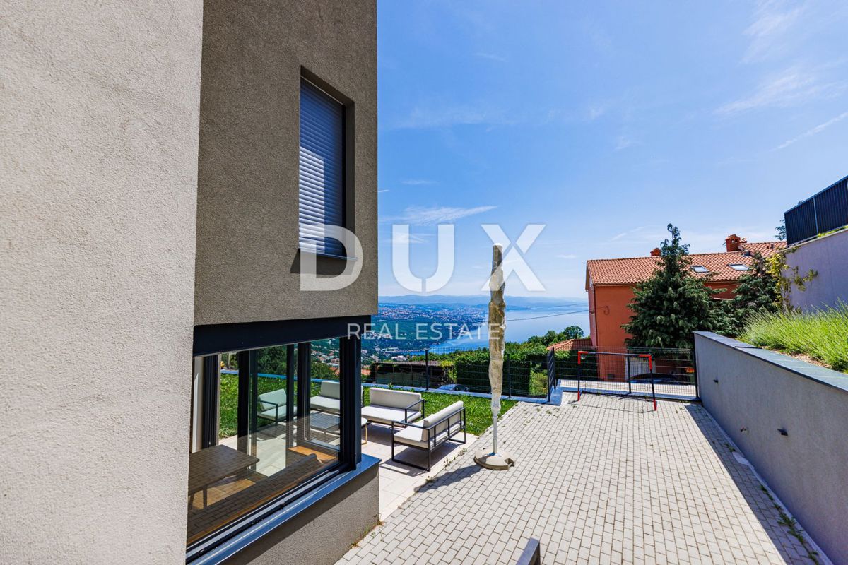 OPATIJA, BREGI - casa indipendente 180m2 con vista panoramica sul mare + giardino 600m2